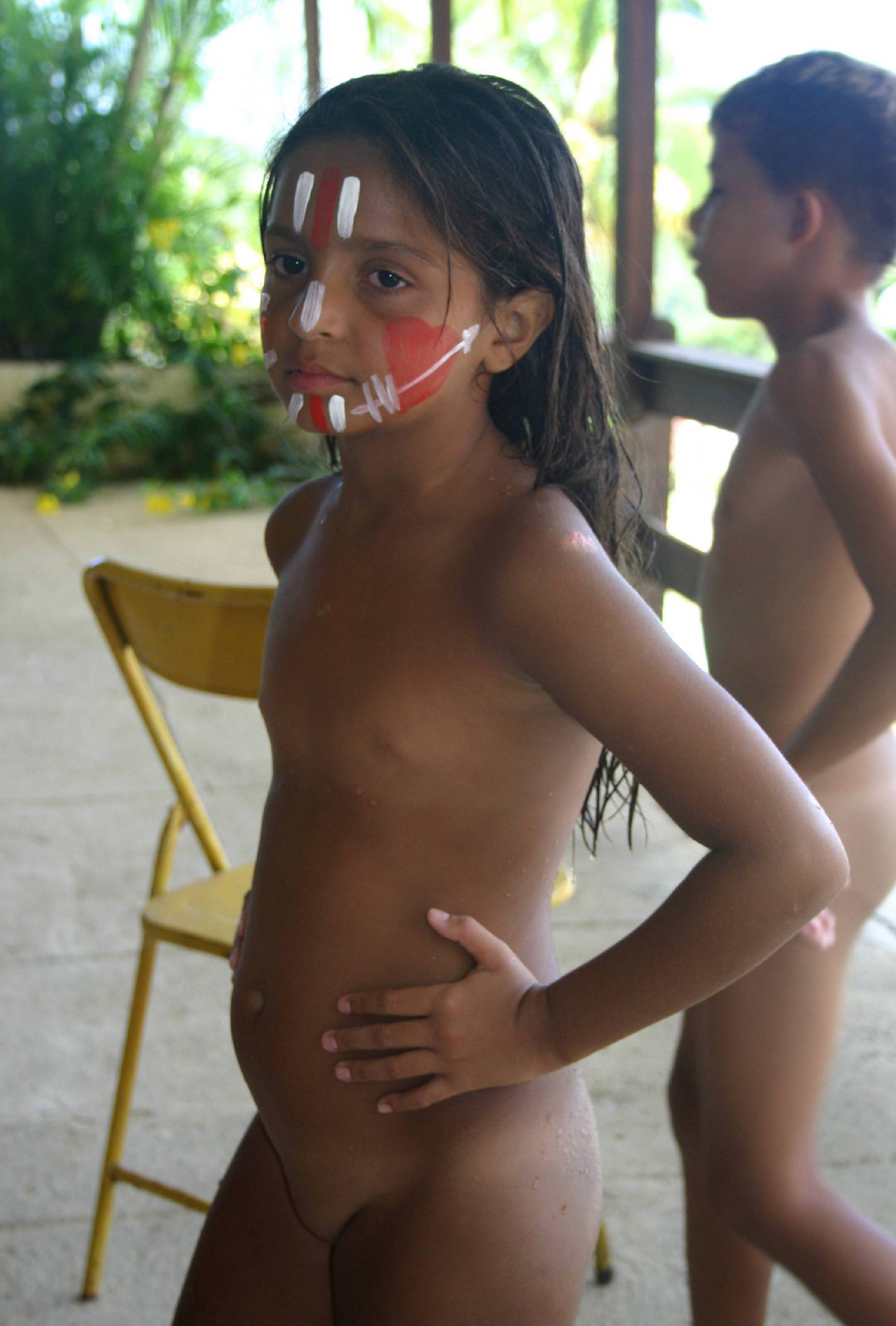 Nudist Photos Brazilian Kid Body Painting - 2