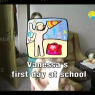 Vanessa’s first day at school
