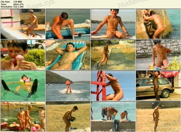 On The Land and In The Water - Nudist Boys Video snapshot