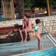 Nudist Parents and Toddler