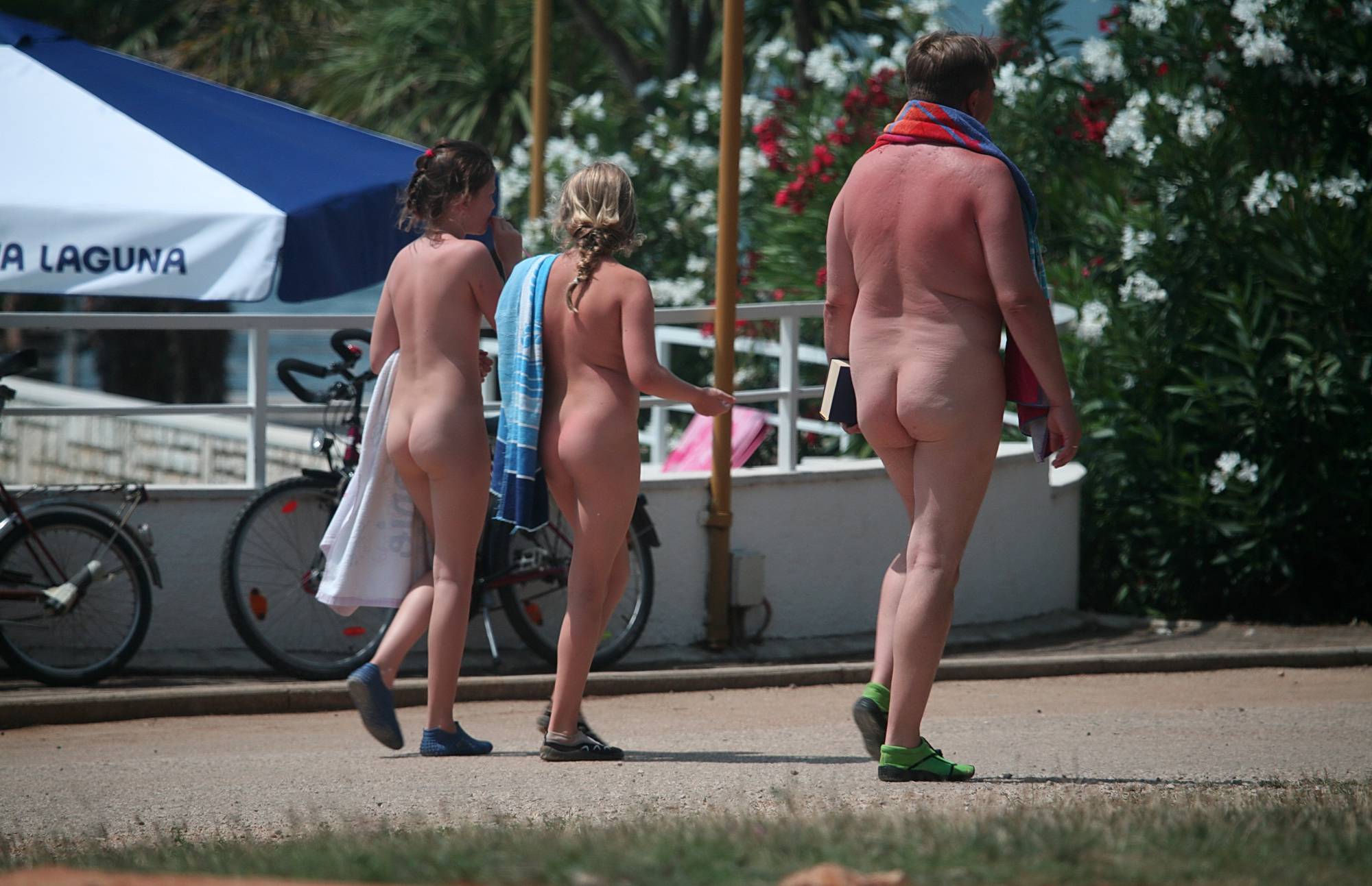Nudist Gallery Scooters and Bike Walks - 1